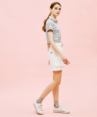 23区GOLF 【WOMEN】【吸水速乾/撥水/ストレッチ】コーデュラストレッチ カーゴ スカート ホワイト系