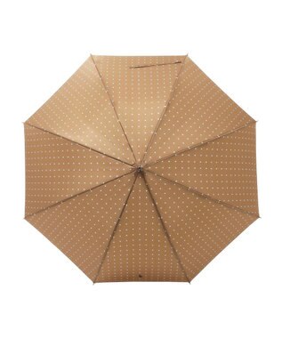 MOONBAT POLO RALPH LAUREN（ポロ ラルフローレン)ドット×ロゴ 雨傘 長傘 ベージュ