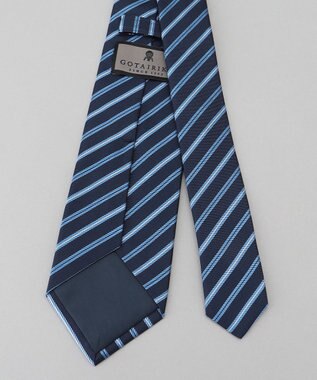 GOTAIRIKU GOTAIRIKU別注【MANTERO/マンテロ】ネクタイ_ストライプ ネイビー系1
