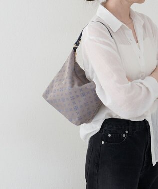 russet シンプルショルダーバッグ (CE-1243) Grege/BL