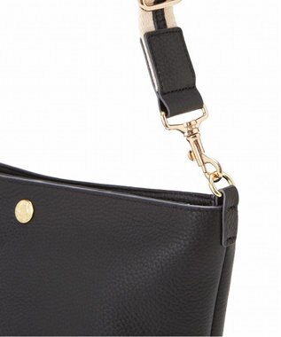 TOPKAPI 【TREASURE TOPKAPI】ソフトシュリンク テープ コンビ レザー ミニショルダーバッグ ブラック