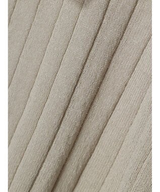 earth music&ecology ラインポロニットカーディガン Light Gray