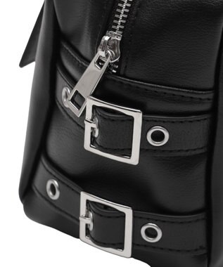 WEGO サイドベルトボストンバッグ ブラック