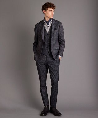 JOSEPH ABBOUD 【ストレッチ】コンフォートジャージーシャツ ライトグレー系