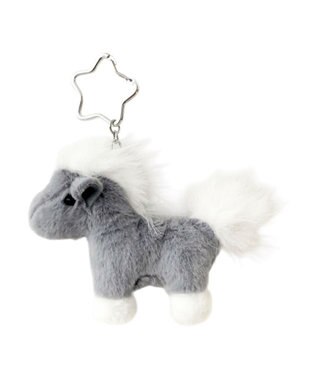 WEGO ふわふわポニーぬいぐるみキーホルダー