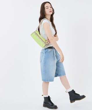LeSportsac E/W SQUARE BOX SHOULDER/スペクテイターライム/ボーン スペクテイターライム/ボーン