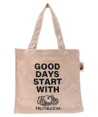 Green Parks ■ＦＲＵＩＴ　ＯＦ　ＴＨＥ　ＬＯＯＭ　コーデュロイトート Beige
