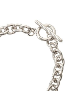 earth music&ecology ストーンＭＩＸチャームブレスレット Silver