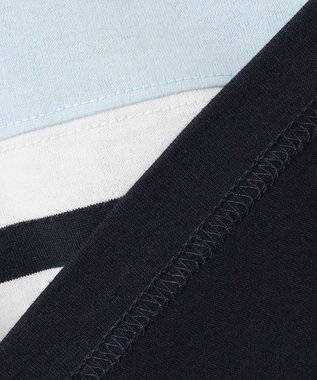 J.PRESS KIDS 【140-170cm】ボーダーミックス カットソー サックスブルー系