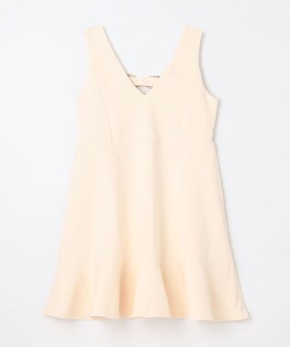 組曲 KIDS 【150-160㎝】ダンボールニット ジャンスカ オフホワイト系