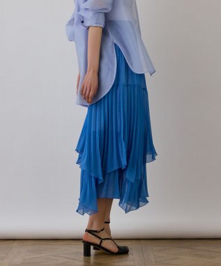 GRACE CONTINENTAL イレギュラープリーツスカート