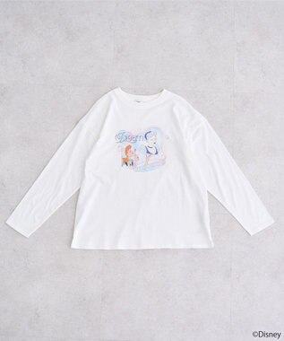 earth music&ecology シンデレラ／プリントロンＴＥＥ White
