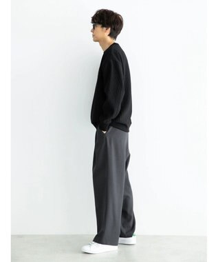 CRAFT STANDARD BOUTIQUE ケーブル柄カットプルオーバー1 Black