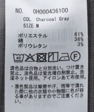 AMERICAN HOLIC 針抜きリブナロースカート Charcoal Gray