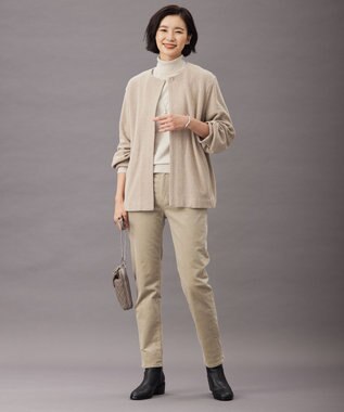 J.PRESS LADIES L 【洗える】PRINCE タートルネック ニット ベージュ系