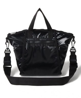 LeSportsac TOP HANDLE CONV TOTE/ブラックシャイン ブラックシャイン