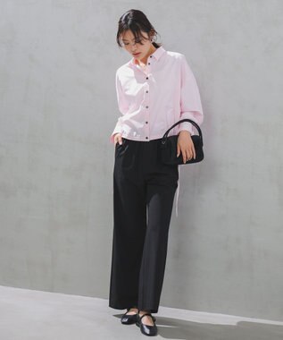 UNFILO L 【WEB限定カラー】ドロスト イージーケアシャツ ピンク