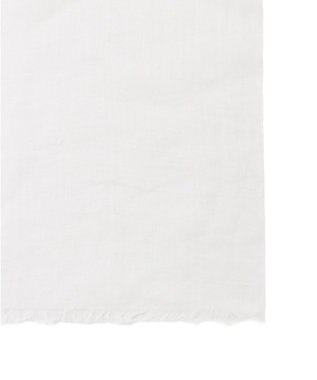 MOONBAT FURLA (フルラ) 無地ストール 麻 カシミヤ  180cm×85cm  手洗い可能 ホワイト