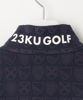 23区GOLF 【MEN】エンブレムハーフジッププルオーバー ネイビー系