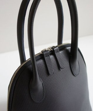 TIDEWAY MOSS グリッド ボストンバッグ S ブラック