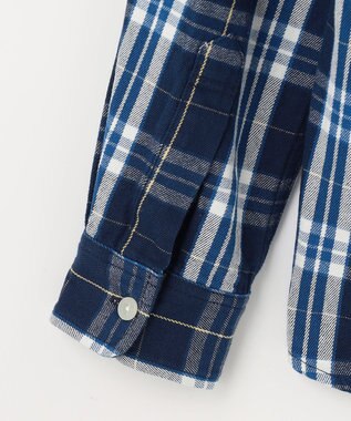 J.PRESS KIDS 【140-170cm】ストライプ＆チェック シャツ ネイビー系チェック