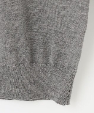 J.PRESS LADIES 【洗える】アーガイルツイン ニット グレー系