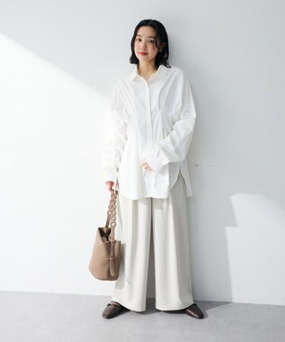 Green Parks シーンレスワイドパンツ Ivory