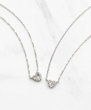 TOCCA 【WEB限定】FULL OF LOVE NECKLACE プラチナ ダイヤモンド ネックレス プラチナ系