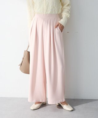 Green Parks シーンレスワイドパンツ Pink