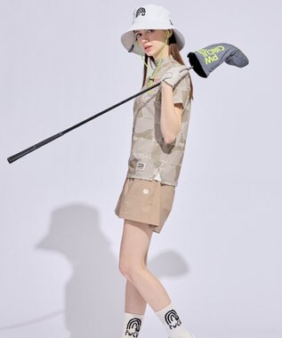 PW CIRCULUS 【ｗOMEN】TURTLE MOTIFイージーショーツ ゴルフウェア レディース ベージュ系