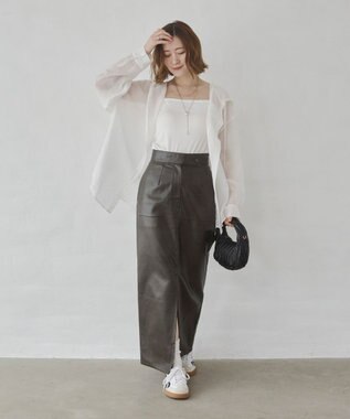 WEGO 【カップ付き】接触冷感なちゅ盛れ2WAYカップインキャミ ホワイト