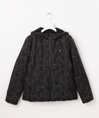 23区GOLF 【WOMEN】中綿ロゴグラフィックブルゾン ブラック系5