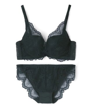 San-ai Resort（三愛水着楽園） 【新色アッシュローズ・アッシュグレー追加】 カシュクール脇高ブラジャー＆ショーツ グリーン