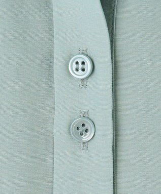 ICB 【WEB限定】 アセテートレーヨン ロングシャツ サックスブルー系