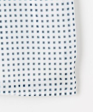 J.PRESS LADIES 【洗える】スクエアープリント カットソー ブルー系