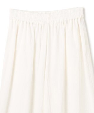 uncrave コットンリネンボイル ワイドパンツ オフ