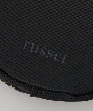 russet クラウズナイロンネックポーチ(Z-232) Black