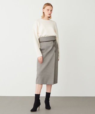 BEIGE， LIART / クルーネックニット Ecru