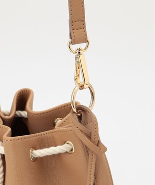 23区 【CLASSY.6月号掲載】ロープバケツ バッグ キャメル系