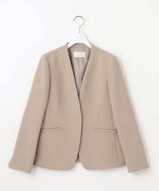 ANY SIS 【セットアップ対応】褒めらレディカラーレス ジャケット ベージュ