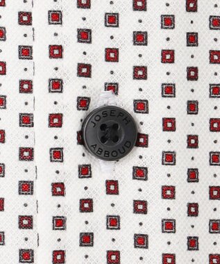 JOSEPH ABBOUD 【25SS・洗える】コンパクトジャージープリント シャツ ワイン系5