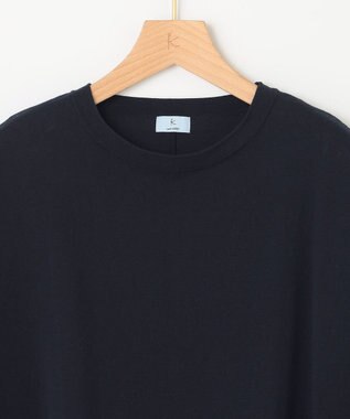 組曲 L 【洗える・型崩れしにくい】CHAI ニットTシャツ ネイビー系