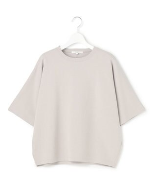 23区 【SLOW/一部店舗限定】ライトダンボール ドルマンスリーブ カットソー ライトグレー