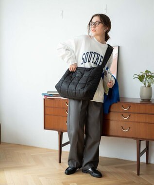 WEGO BIGパテッドワンショルダー ブラック