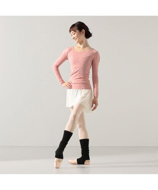 Chacott レッグカバー(ミディアム) ブラック