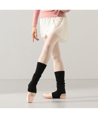 Chacott レッグカバー(ミディアム) ブラック