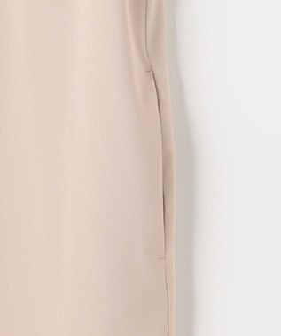 自由区 【XSサイズ～/洗える】ダブルフェイススーティング サックワンピース ピンク系