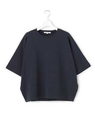 23区 【SLOW/一部店舗限定】ライトダンボール ドルマンスリーブ カットソー グレイッシュネイビー