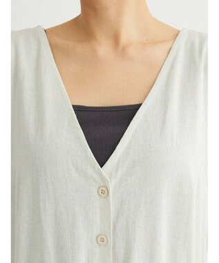 Green Parks インド 綿麻オールインワン Natural