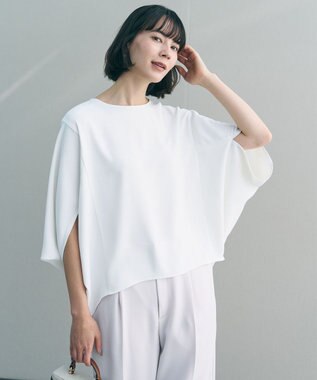 UNFILO ジョーゼット ドルマンプルオーバー